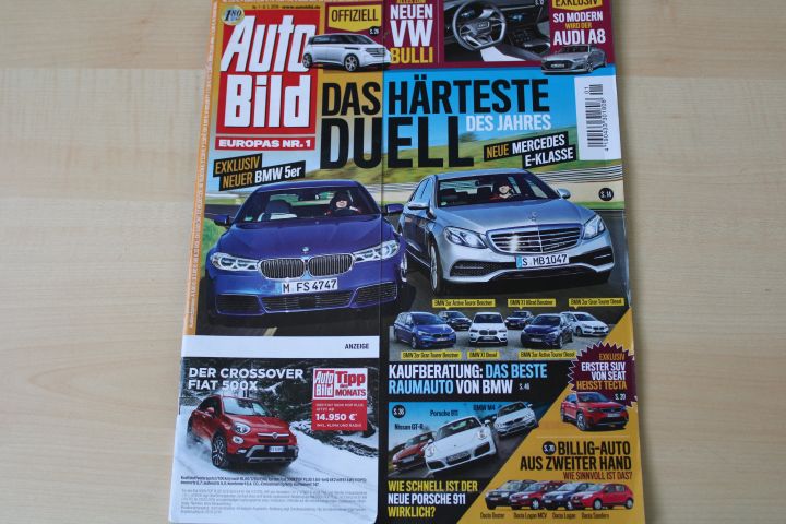 Deckblatt Auto Bild (01/2016)